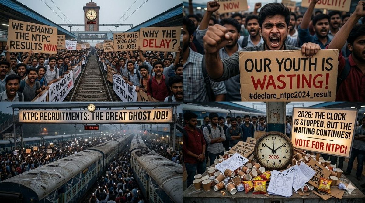 RailwayTalks's tweet photo. Almost 19 months for vaccency, 
CBT-2: 162 days ⏳
Typing &amp; Psycho: 82 days 
 Still NO final result . 
DV and Medical still pending
@RailMinIndia
@AshwiniVaishnaw
 @RailwaySeva
@Central_Railway
@EasternRailway 
@WesternRly 

Please look into the matter and fast the process https://t.co/CGiYdXnap8