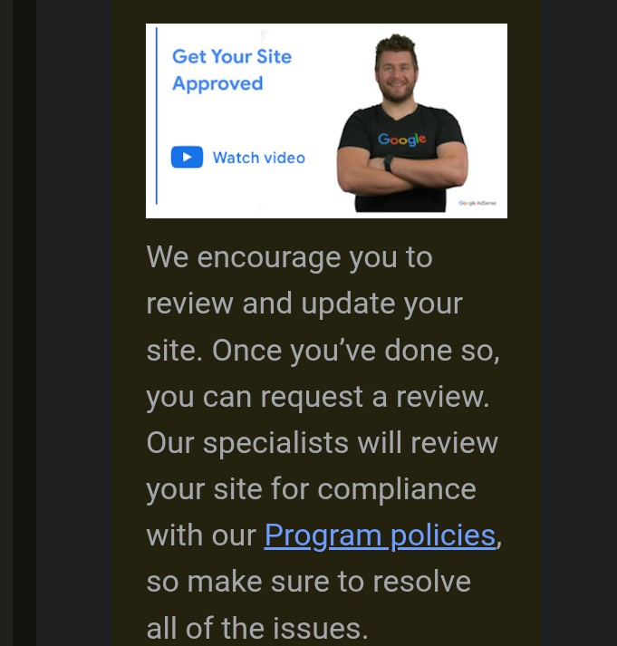 Lightrux's tweet photo. Getting rejected by Google AdSense doesn’t mean it’s over for your website.
It simply means your site needs some improvements.
Fix the issues, update your content, and request another review. Many successful publishers were rejected before they got approved.
Stay consistent. https://t.co/QfS97FI9qX