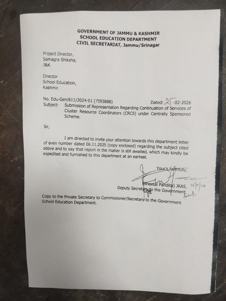 All J&K Lecturers Association tweet media