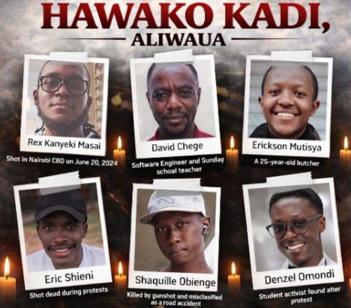 Hawako kadi juu Ruto aliwaua but tuko kadi juu yao.