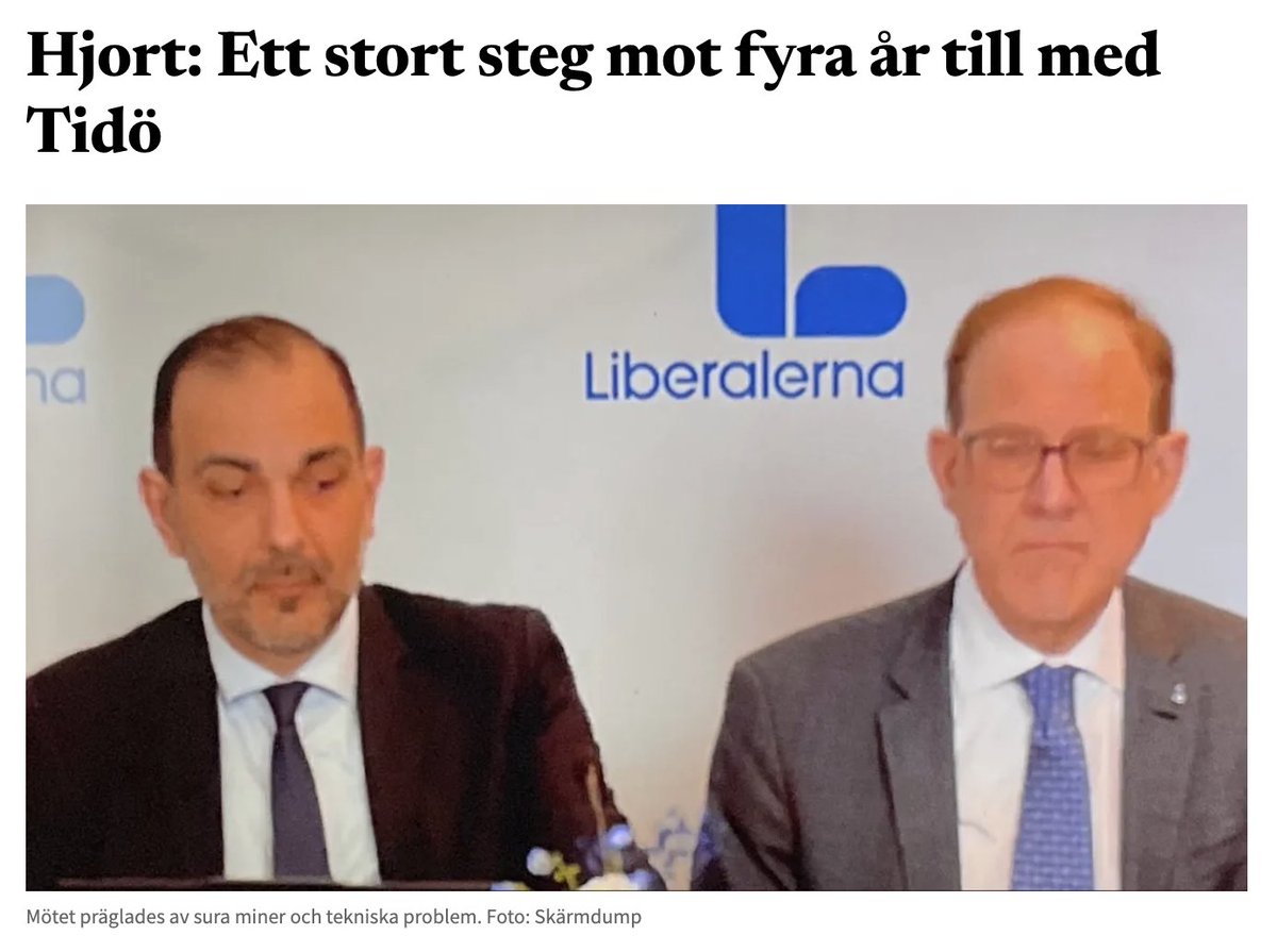 Bulletin_Nu's tweet photo. LEDARE: "Genom att riva upp de röda linjerna och säga ja till en fyrpartiregering har Simona Mohamsson fört Tidöpartierna ett stort steg mot omval." https://t.co/r9bFndBxmm https://t.co/ee8SE0MvCu