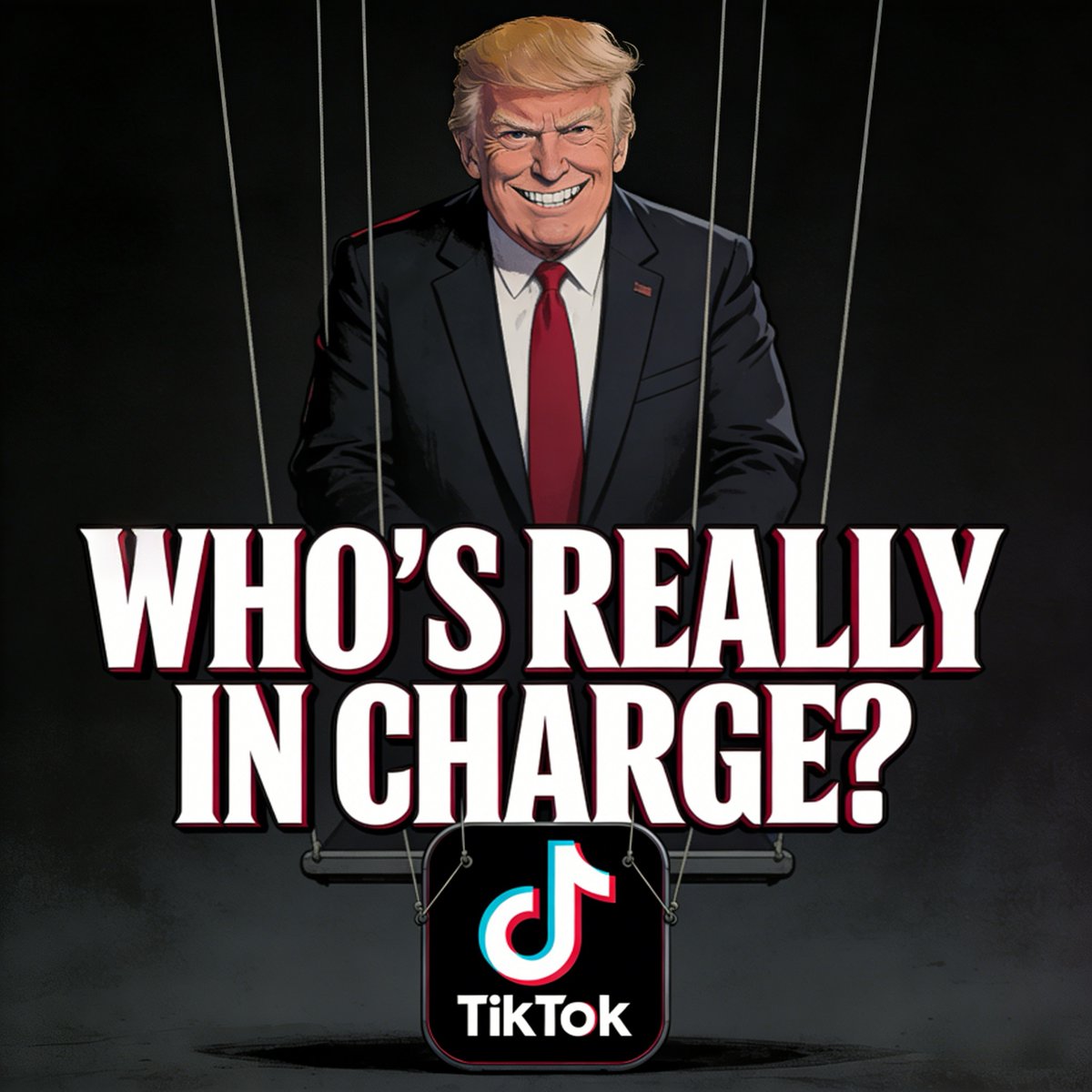 Elwood2060181's tweet image. Remember when Trump tried to ban TikTok? Now he’s controlling it. Classic flip-flop for power.#KILLLINE