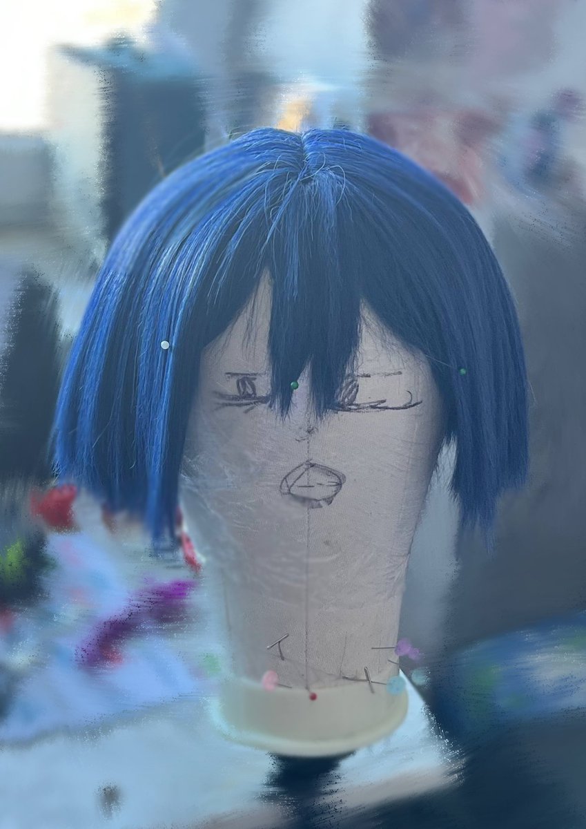 _ru_naka_'s tweet image. Хочу повертатися, тому дивіться яку красу роблю✨ 
#cosplay #wigmaker