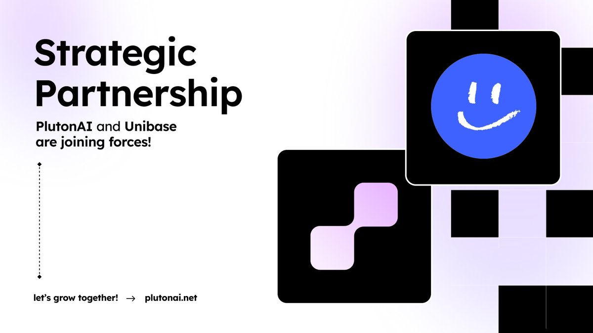 PlutonAIHQ's tweet photo. PlutonAI 🤝 @Unibase_AI 

PlutonAI is joining forces with Unibase to redefine what autonomous AI agents can truly become.

PlutonAI brings the execution layer, conversational DeFAI agents that trade, analyze, and operate across platforms.
Unibase powers the intelligence layer, persistent memory, interoperability, and real-time data availability.

Together, we unlock a new paradigm:

🧠 Agents that remember
🔗 Agents that collaborate across ecosystems
⚡️ Agents that act, learn, and evolve autonomously

This isn’t just smarter AI.
This is stateful, composable, on-chain intelligence.

The future of DeFAI won’t be stateless bots.
It will be intelligent agent economies.

And this is where it begins. 🚀