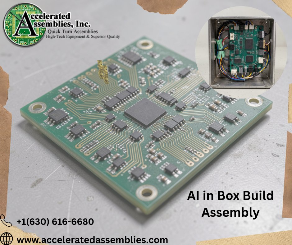 acceleratedasem's tweet photo. AI in Box Build Assembly
AI and automation improve inspection accuracy and efficiency in box build assembly. Real-time defect detection supports reliable, scalable electronics manufacturing.
Read more: https://t.co/dQJDP6Geeg
#BoxBuild #PCBAssembly #AI #Electronics #automation https://t.co/1FaxyzRp62