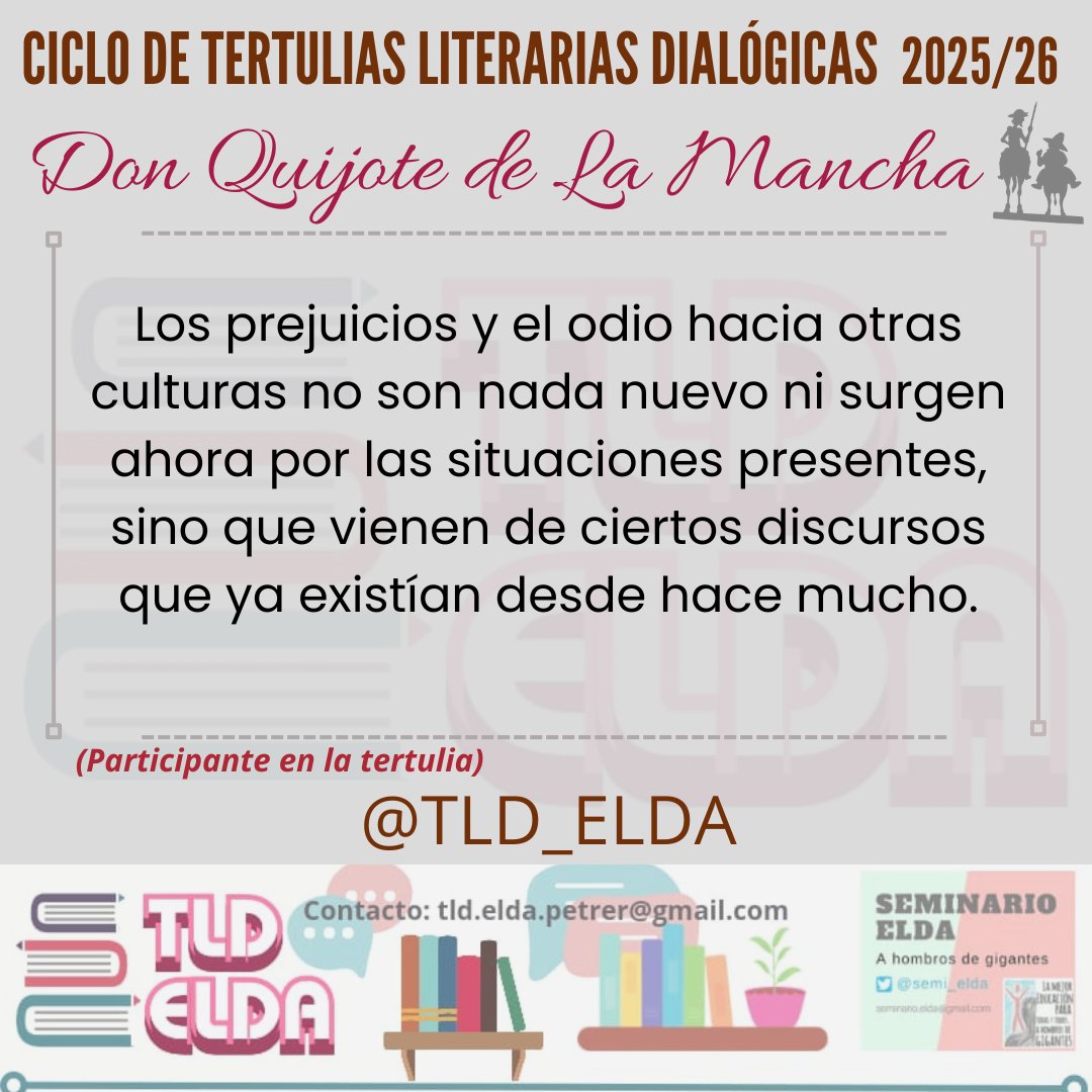 Tertulias literarias dialógicas Elda-Petrer tweet media