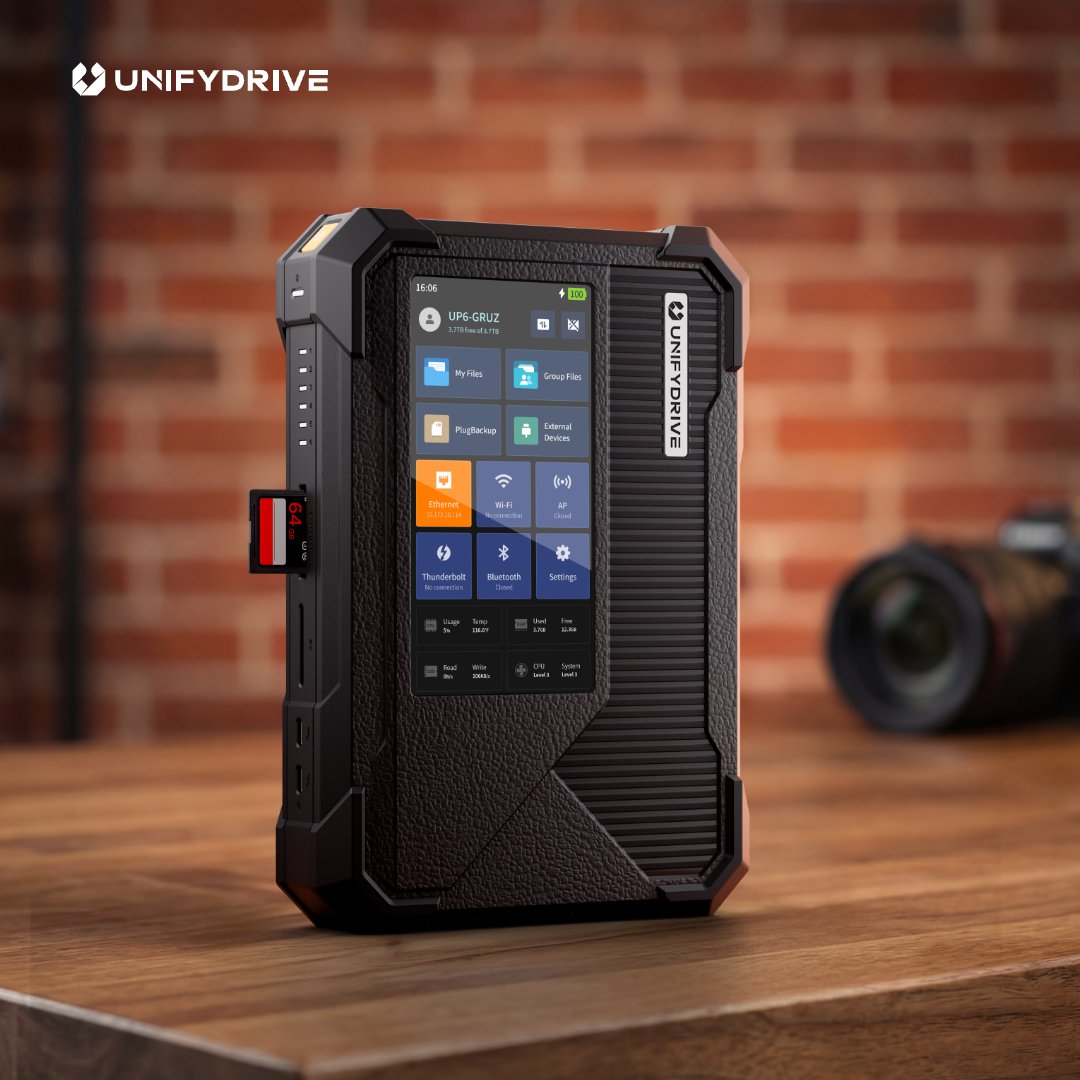 UnifyDrive Japan｜ポータブルNAS『UT2』 tweet media