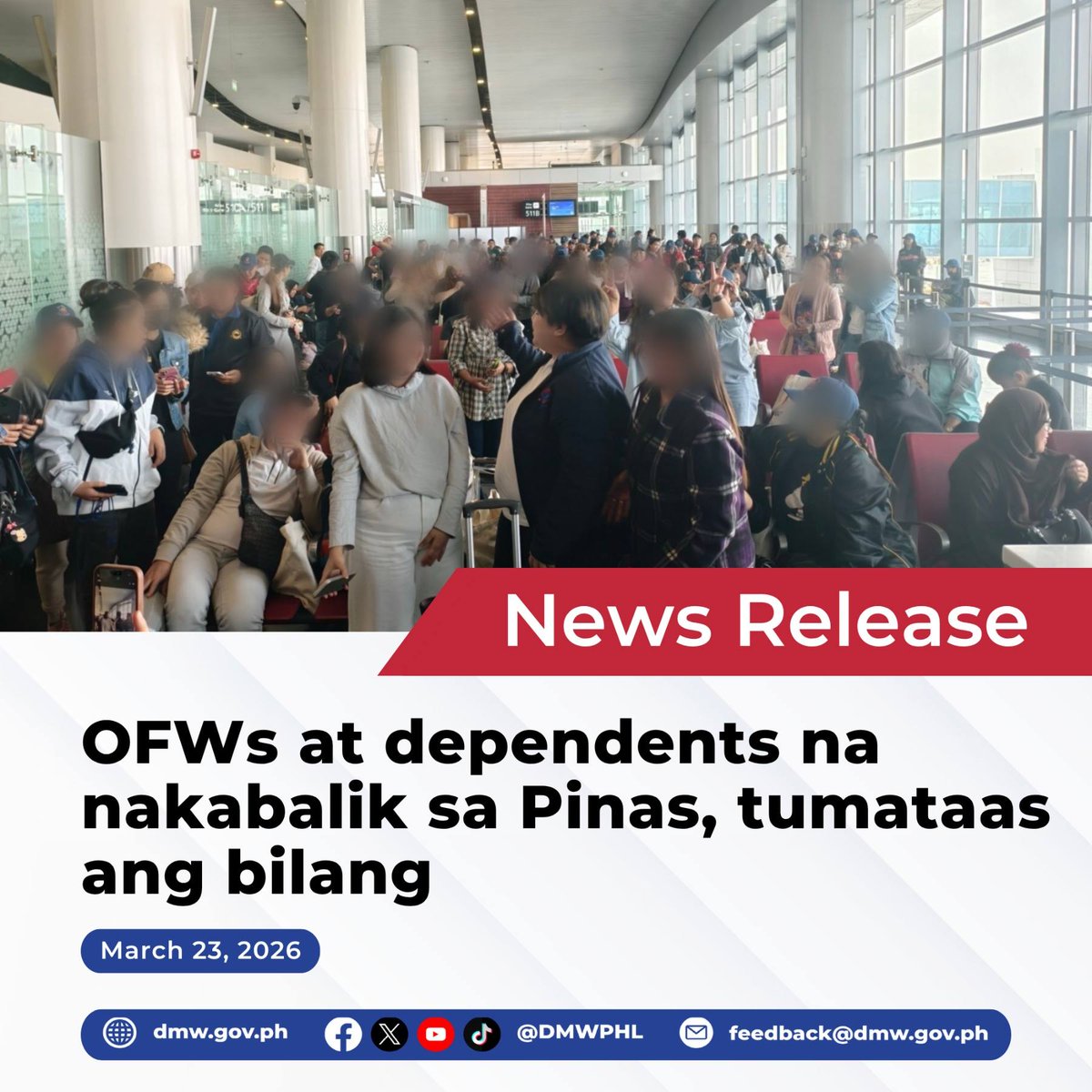 Department of Migrant Workers - Philippines tweet media