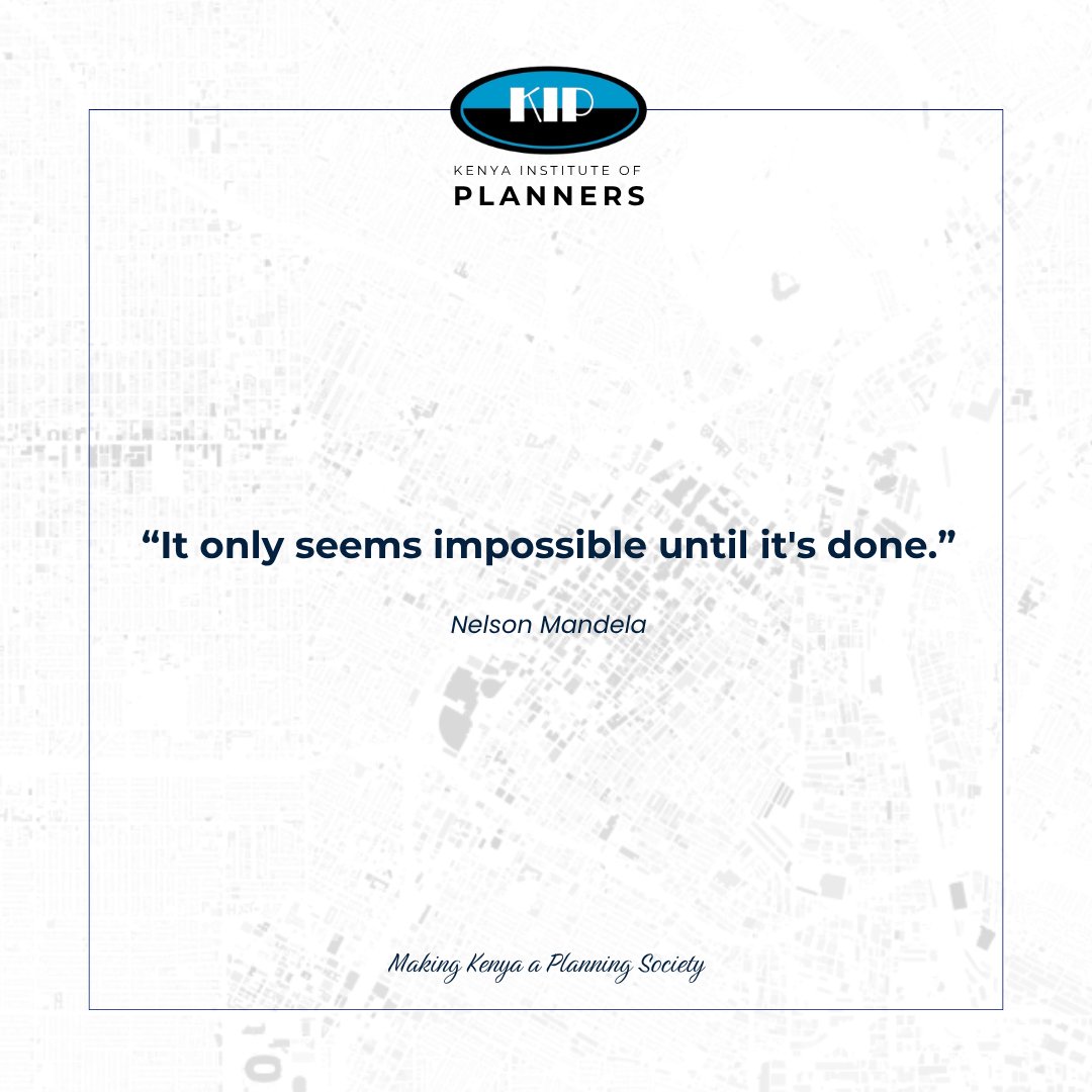 KENYA INSTITUTE OF PLANNERS tweet media