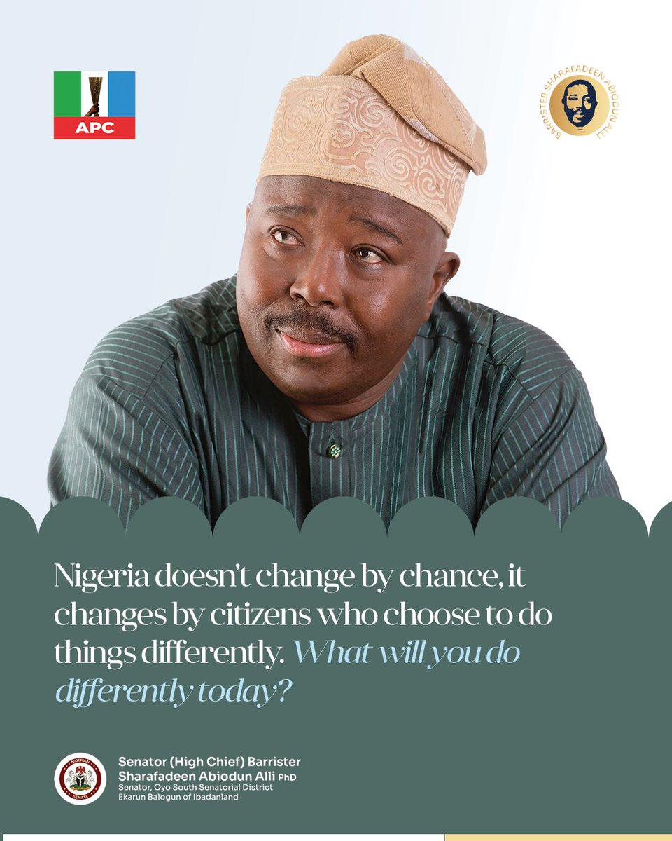 Senator Sharafadeen Alli tweet media