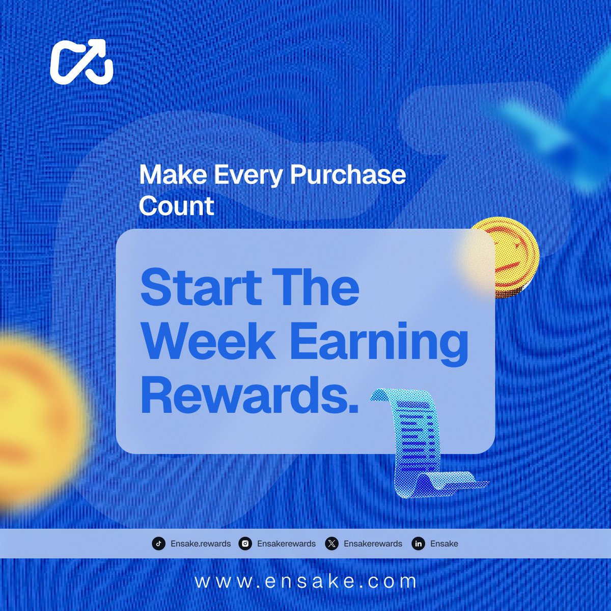 Ensakerewards's tweet photo. This Monday comes with great news!😃

Start earning rewards at our partner stores right away.

Get started by downloading the Ensake App and shopping from your favorite stores today. 🛍️🛒 https://t.co/YVQp2vIxkG