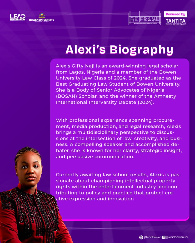 LEAD Conference, Bowen University tweet media