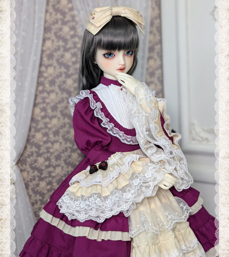 袖のボリュームたっぷりのお洋服が出来ました。
今週の木曜日に出品予定です。