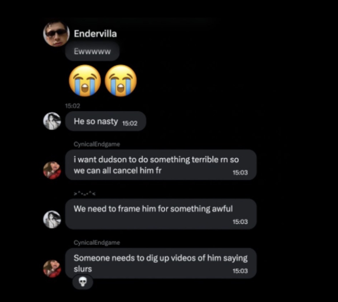 _ignorant_slut's tweet image. "lets all give dudson fans bad rep" "we need to frame h for something awful" followed by very srs allegations against hudsons fans without a single ss #howthatwork