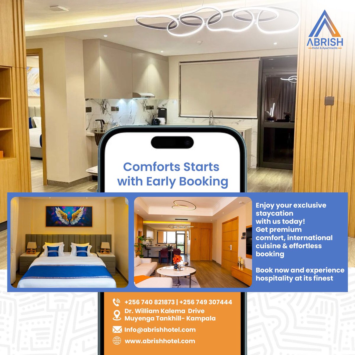 Abrish Hotel and Apartment Kampala tweet media