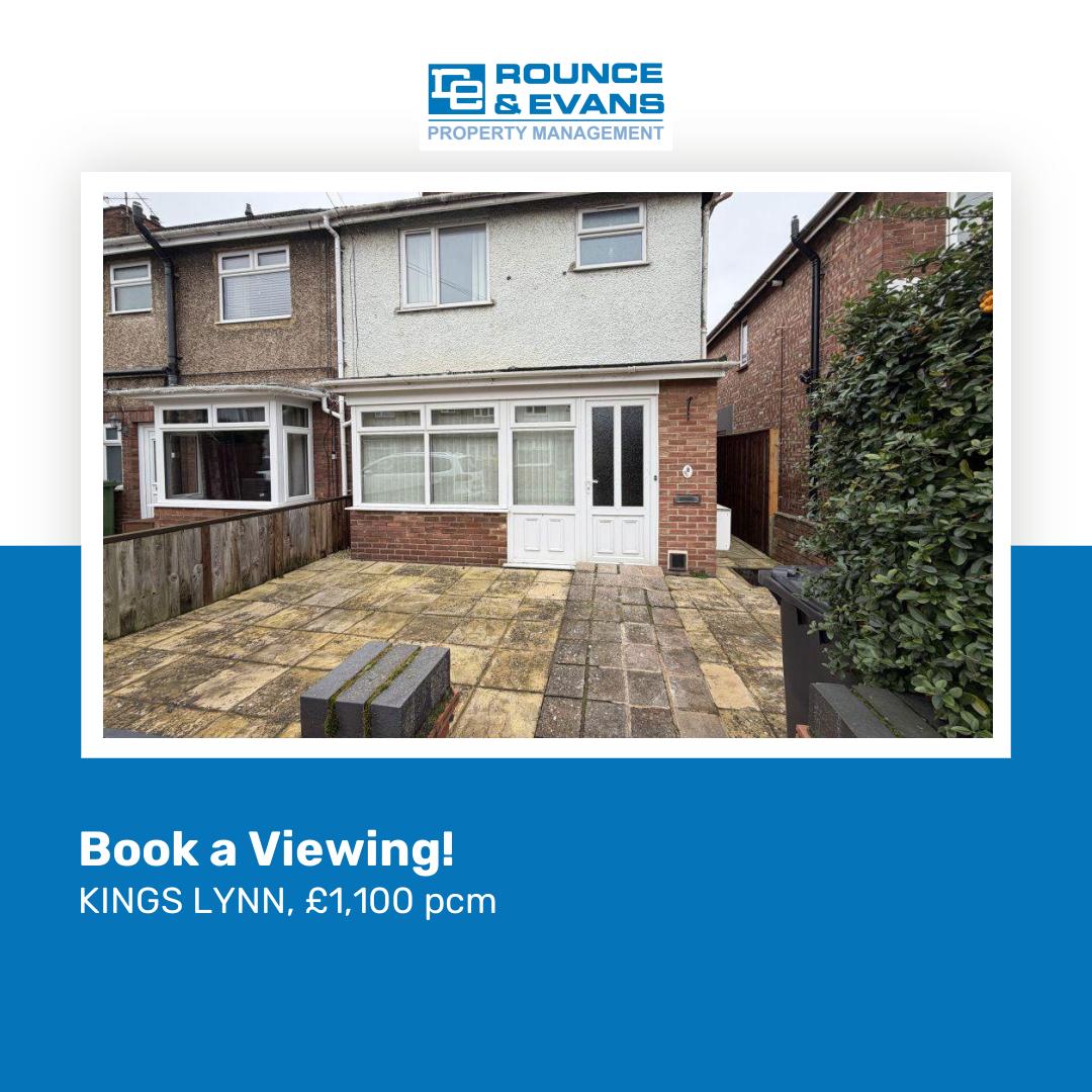 🤩 Don't miss out! 🤩
📍KINGS LYNN
🏡 3 Bed Terraced House £1,100 pcm
🛀 Bathrooms: 1

For further info, please visit: psh.pt/eddglc6

Contact Us! 
📞 01553 401580
📧 lettings@rounceandevans.co.uk

#rounceandevans #propertymanagement...