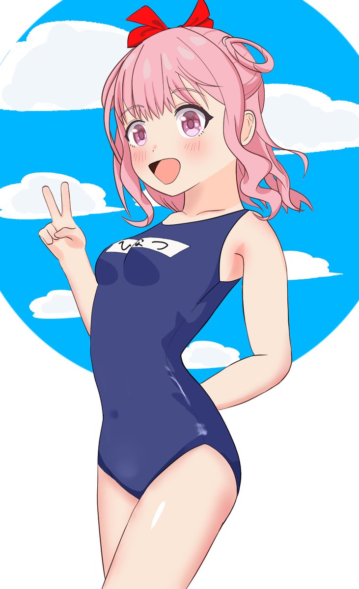 日夏　スク水
