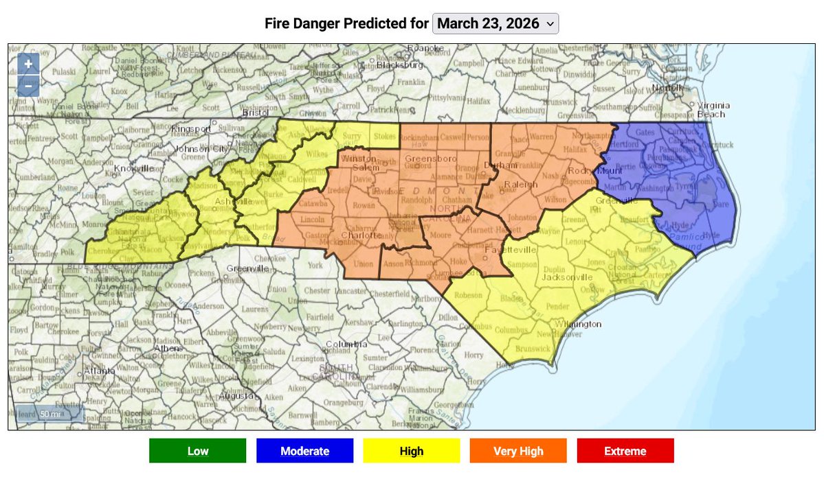 N.C. Forest Service tweet media