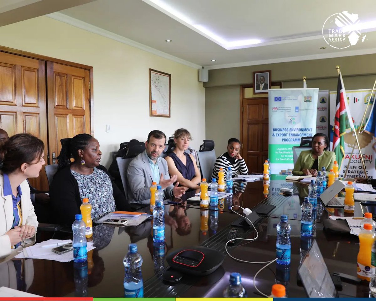 TradeMarkAfrica's tweet photo. How do you transform a mango orchard into an export powerhouse?  

We hosted a donor delegation in Makueni to see the Export Supply Hub (ESH) model in action. From Good Agricultural Practices (GAP) training to the new Kibwezi Packhouse, we are helping 7,000+ farmers reach global markets.  

The result? Better quality, lower losses, and over $5.3 million in exports in 2025!  

Read more: https://t.co/F9K3nPHUXO