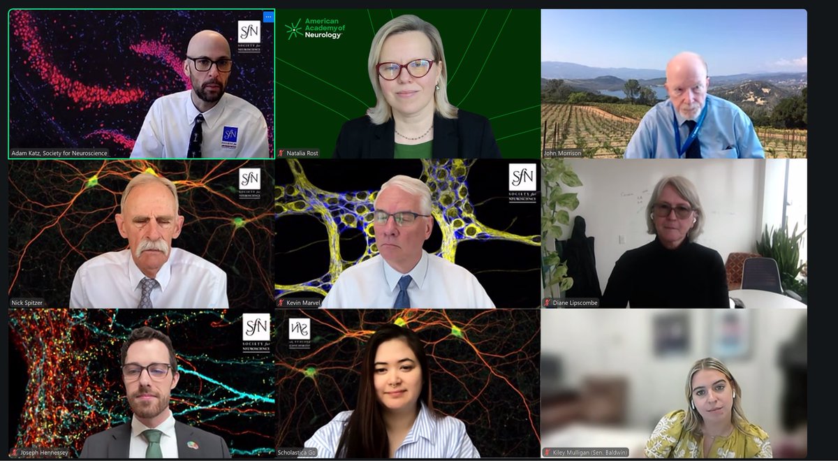 NataliaRostMD's tweet image. Proud to join our @SfNtweets colleagues on behalf of @AANmember for the #SfN 20th Hill Day to support #neuroscience ✅ 

As neurologists, we know that there’re no cures without #science ☝️ Thank you to @SenSusanCollins @SenBaldwinGSPP @ChrisVanHollen @RepRaskin for your support!