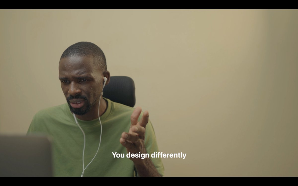 UfotUbon's tweet image. “You design differently after you’ve failed.” - Ubon

Screenshots from #TheInterview #ShortFilm