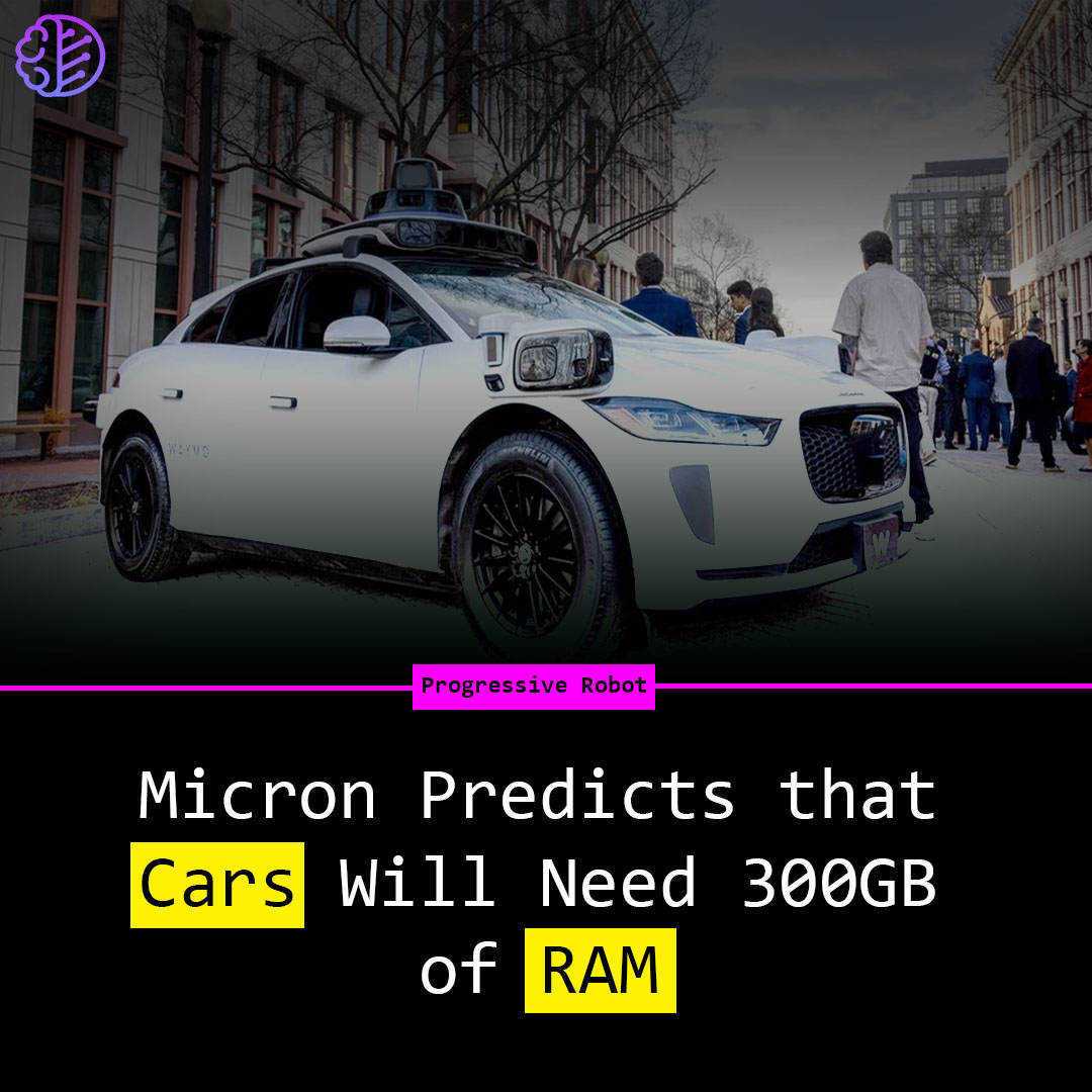 ProgresiveRobot's tweet image. Micron CEO Sanjay Mehrotra predicts that cars will eventually need more than 300GB of RAM as they introduce L4 autonomy. This will create long-term growth in automotive memory demand, potentially exacerbating shortages. 
#Micron #automotive #memorydemand