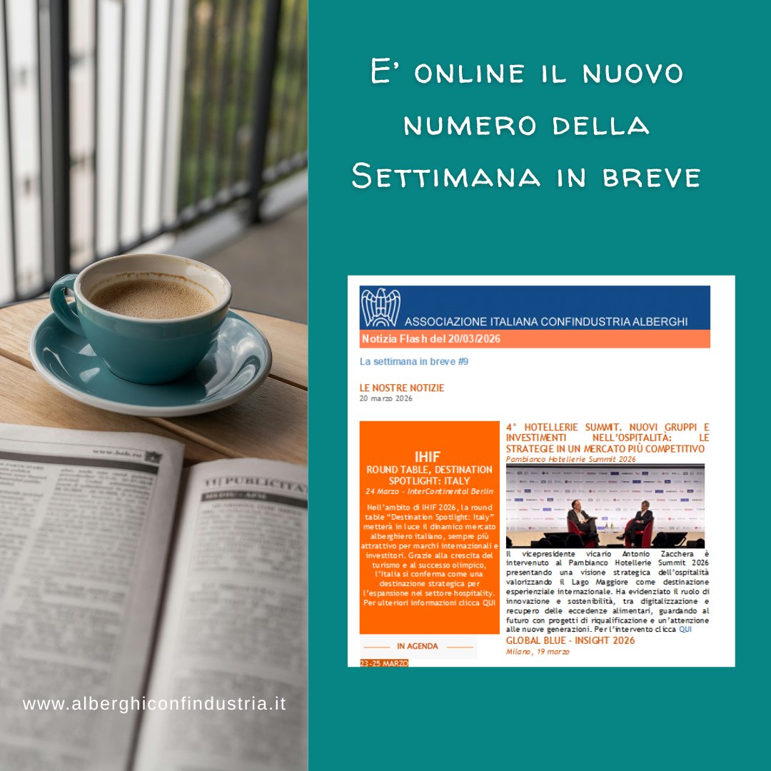 ConfindAlberghi tweet media