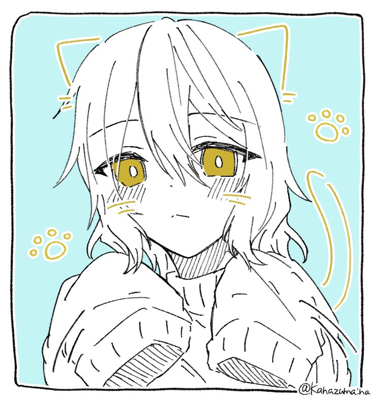 落描きイオちゃん🎶🐈