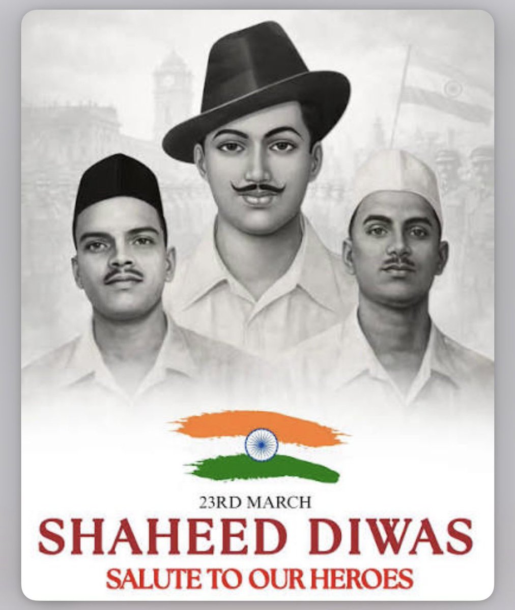 On the martyrdom day of Sardar Bhagat Singh Ji, Sukhdev ji, &amp; Rajguru ji,we pay humble tribute to these revolutionary heroes.Their fearless struggle and supreme sacrifice for India's freedom continue to inspire.We salute their dedication to the nation.#nffc #onsaltın #Concepción