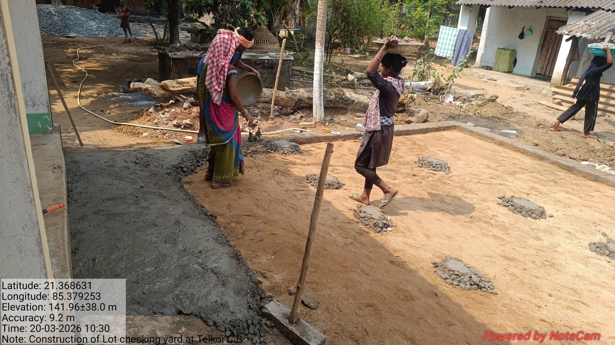 kenduleafodisha's tweet photo. କେଉଁଝର କେନ୍ଦୁପତ୍ର ଡିଭିଜନର ବିଭିନ୍ନ ରେଞ୍ଜରେ #କେନ୍ଦୁପତ୍ର_ଲଟ୍ ଯାଞ୍ଚ ପାଇଁ କଂକ୍ରିଟ୍ ପ୍ଲାଟଫର୍ମ ନିର୍ମାଣ
#pccfkenduleaf #kenduleaf #klworking https://t.co/El2cAYsw5r