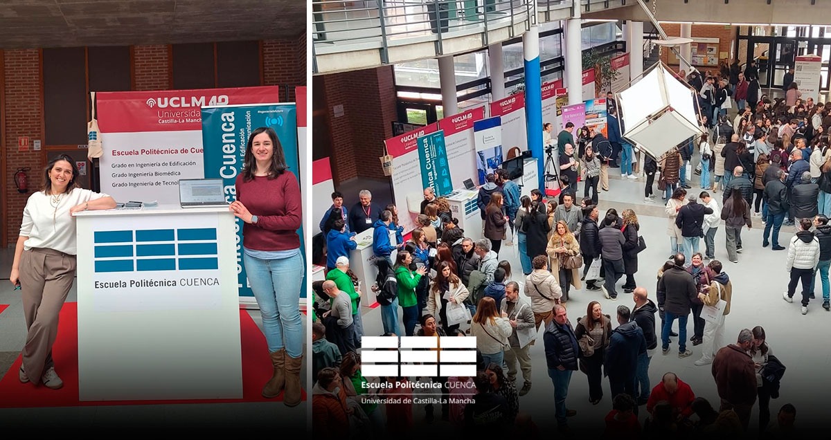 🎓 Última Jornada de Puertas Abiertas UCLM 2026 en Albacete.

Gracias a todos los que nos habéis visitado 🙌

Os esperamos el próximo curso en la Escuela Politécnica de Cuenca:
🏗️ GIE | 📡 GITT | 🧠 GIB

#EPCUCLM #UCLM #Ingeniería