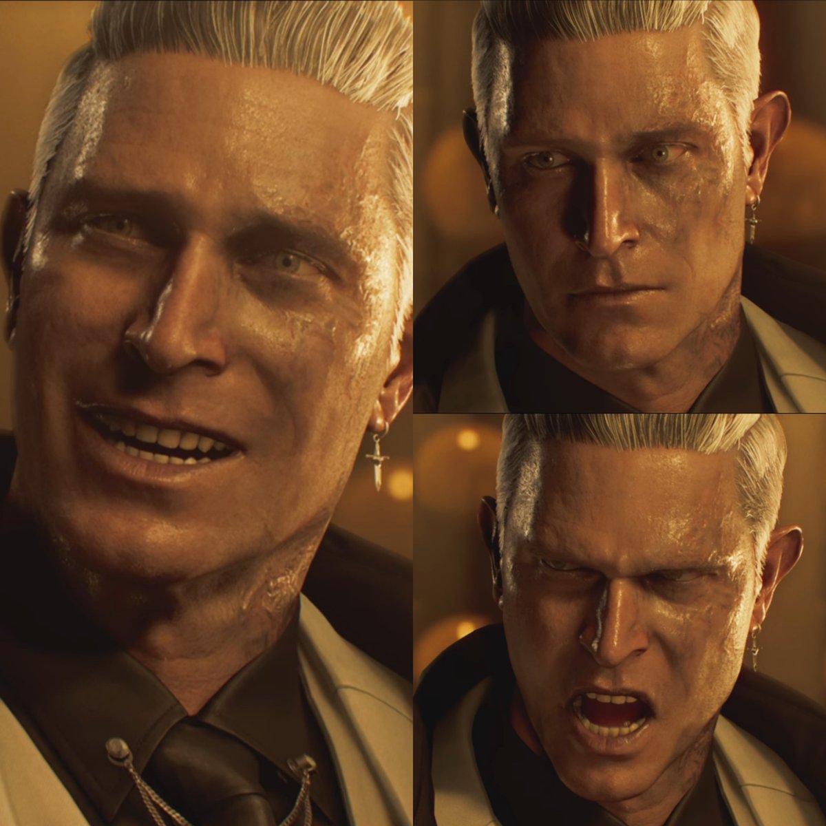 RE_re9UieM_'s tweet image. 笑った顔､怒った顔､ちょっとショックな顔

表情豊かなゼノ君

#REBHFun #Zeno 
#バイオレクイエム