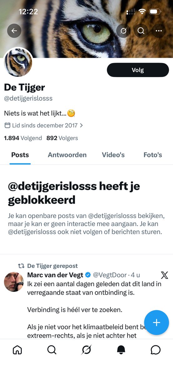 De tijger <a href="/detijgerislosss/">De Tijger</a> is los? 

Is duidelijk een pussy 🤣🤣🤣