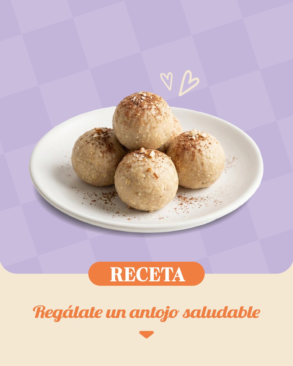 Un bocado sencillo, de los que encajan en cualquier momento del día. Se preparan en minutos y no necesitan horno. 

Necesitas:

60 gramos de Gofio de Avena 
Un plátano maduro 
50 gramos de almendras trituradas ​
Cacao en polvo 

Descúbrelo en nuestro Instagram y Facebook.