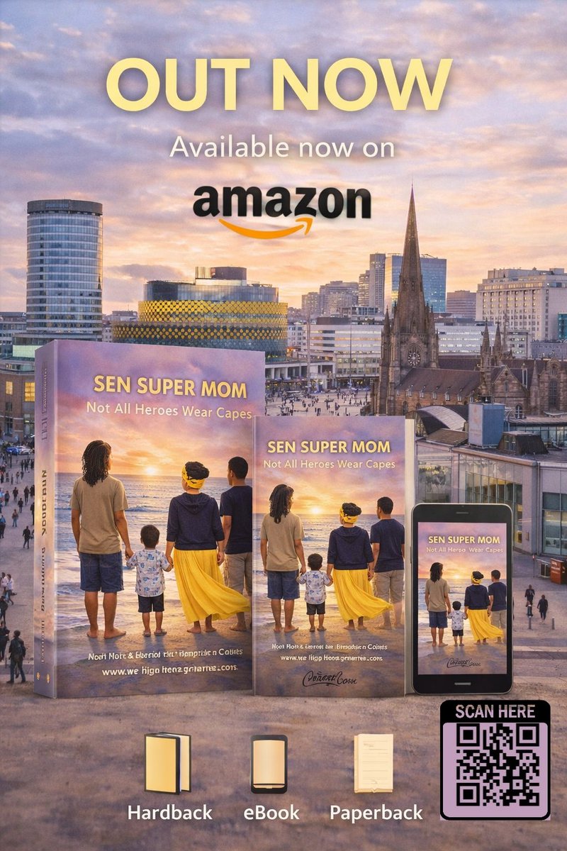 C_Carlina83's tweet image. Behind my memoir of 'Sen Super Mom: Not All Heroes Wear Capes' are tears no one saw, battles no one understood and a inner strength I didn't even know that I had...
For every SEN parent....I see you ❣️

#singleparent #unconditionallove #neurodiversity #mentalhealth #booklaunch