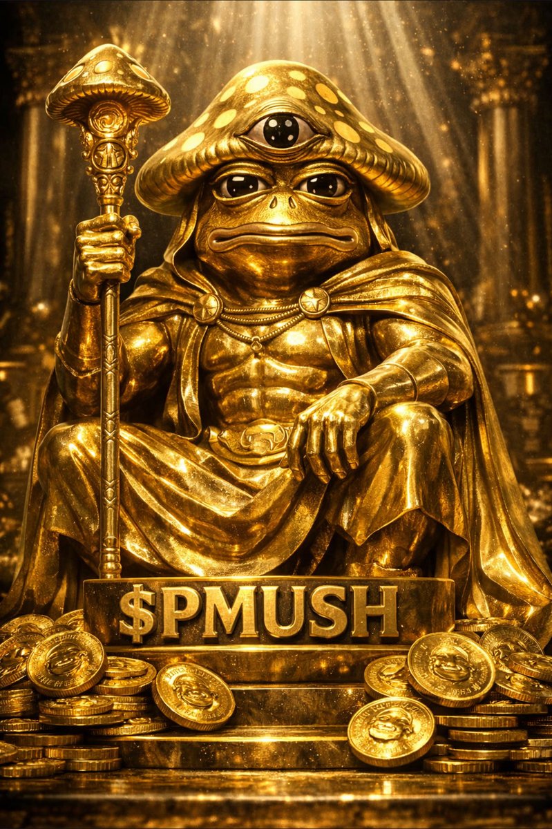 TaTTeD_HaTTeR's tweet image. Let’s see if the GOLDEN $PMUSH Can get 
100 reposts! Spread this man like wild fire 
#repost #quest #ReturnToSender #Elon 
#WereWaiting 
🐸🍄🚀