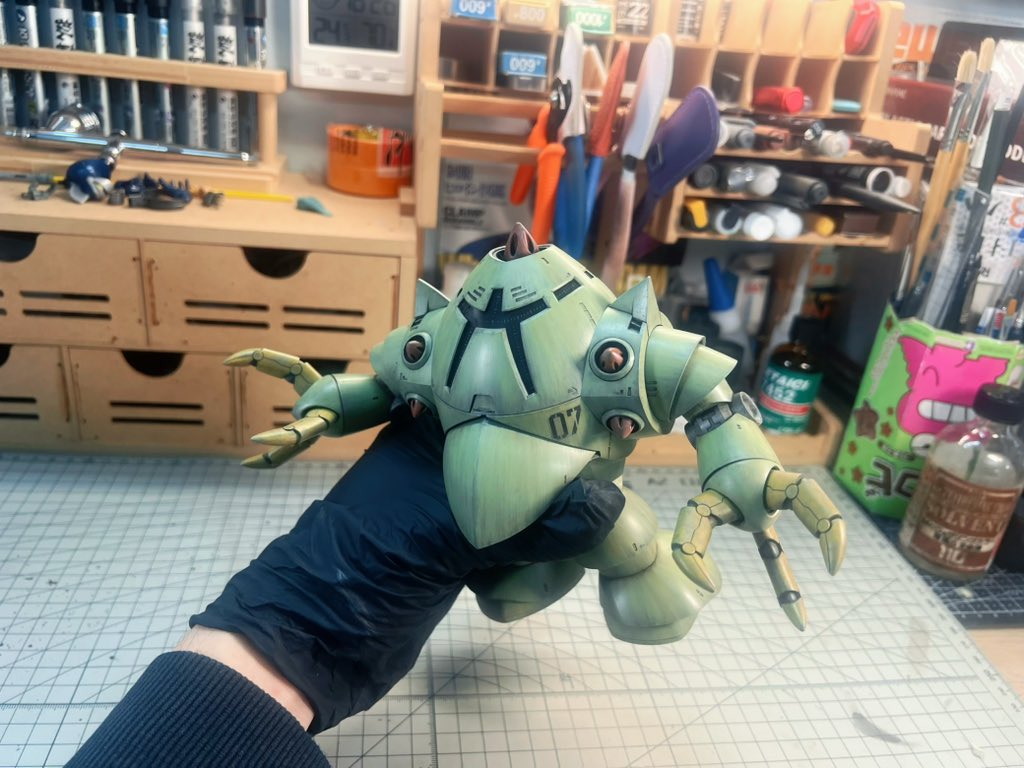 HCamren17841's tweet photo. HGダブルクラブ 塗装完了！可愛いです🐙

#ガンプラ #ガンプラ完成 #HG #双面蟹 #ダブルクラブ #模型制作 https://t.co/X4kK2zN7h9