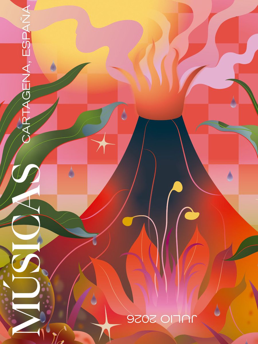 Ya está aquí el cartel de #LaMardeMúsicas 2026 y no nos puede encantar más🤩.

🇪🇨La ecuatoriana Mar Figueroa, encargada de diseñarlo, ha sido señalada por <a href="/Forbes/">Forbes</a> como una de las 30 personas menores de 30 años más influyentes en la categoría de Arte🤯.

ℹ️cartagena.es/detalle_notici…
