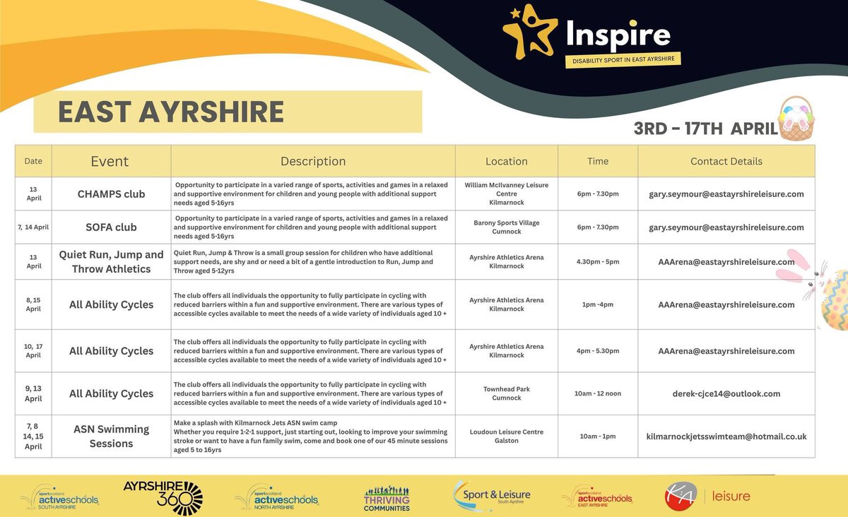 North Ayrshire Active Schools tweet media