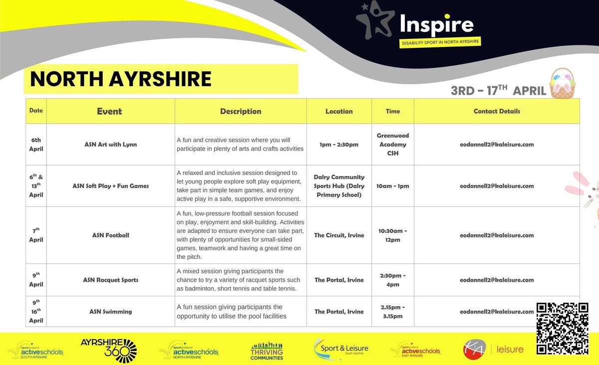 North Ayrshire Active Schools tweet media