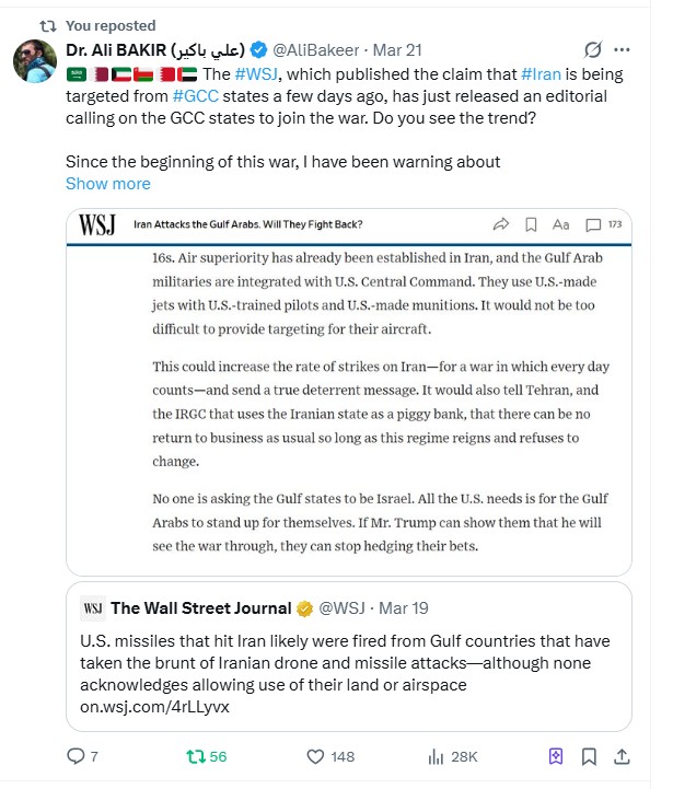 Dr. Ali BAKIR (علي باكير) tweet media