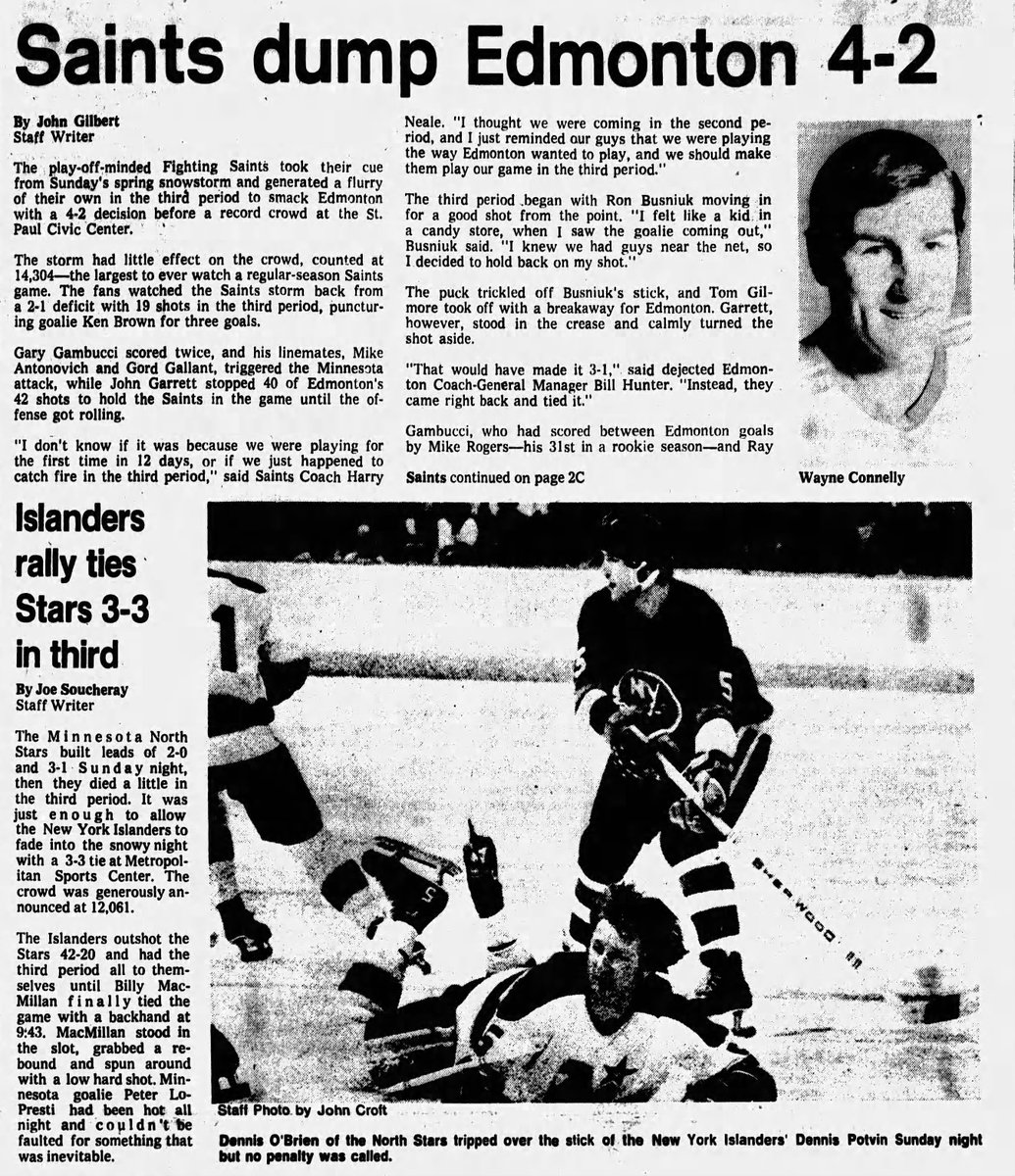 WHENESOTA's tweet photo. Fun Fact: #OTD in 1975 - A storm hits the Twins cities dropping 11+” of snow in parts of the state. 13,304 Fighting Saints fans still made it to the Civic Center to see a 4-2 win over the Oilers. #ASlapShotInTime #MNWild https://t.co/jGbkvA5HKM
https://t.co/J2vfGqVoko https://t.co/CoIJZGlVwm