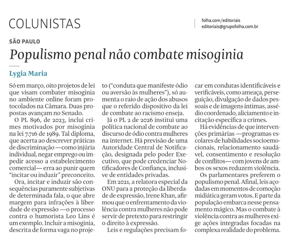 É como eu digo sempre: em Pindorama, dizer o óbvio é algo muitas vezes perigoso. Por isso, tiro o chapéu para quem tem coragem de nadar contra a correnteza midiática do populismo politicamente correto. 👇