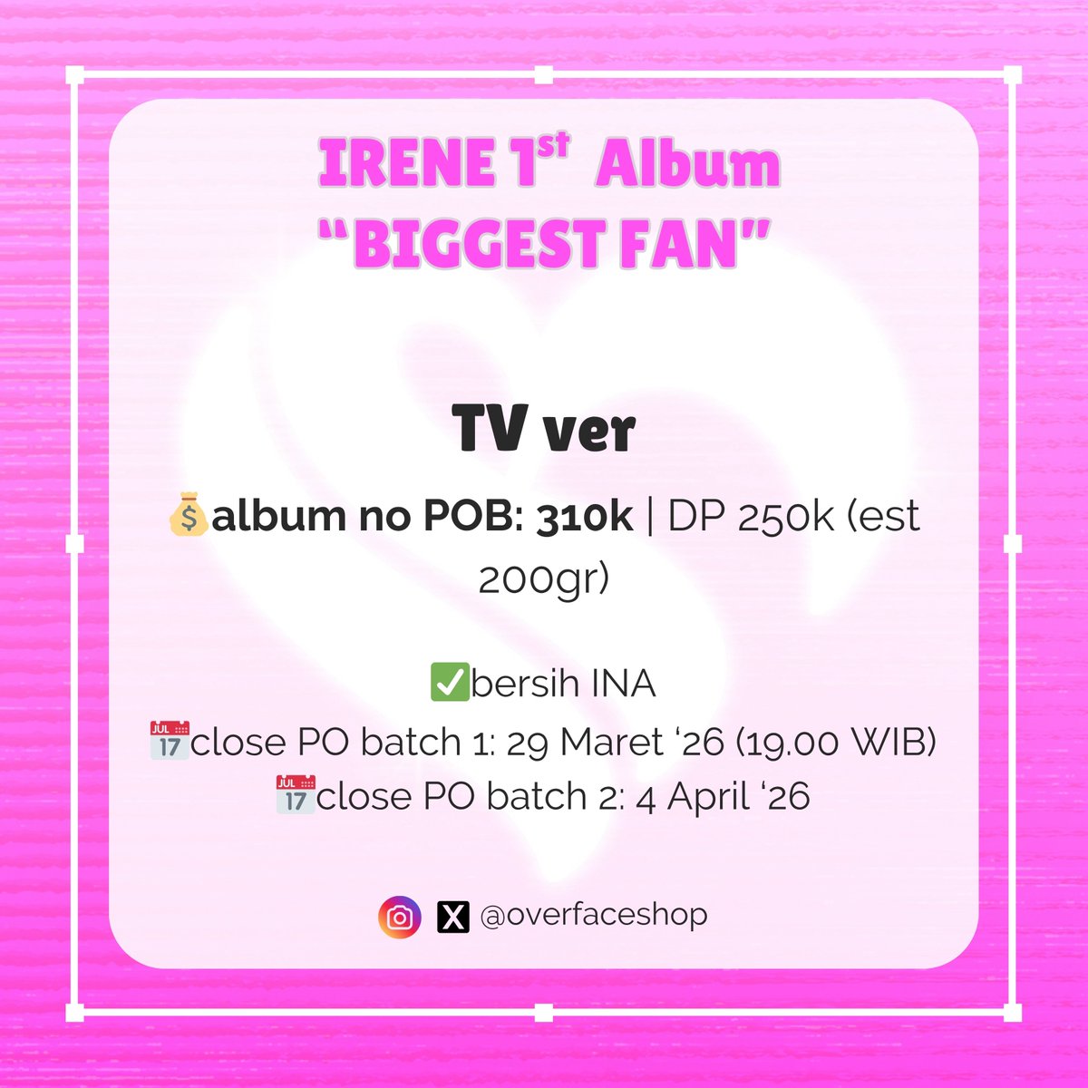 Overface Shop 🇮🇩 tweet media