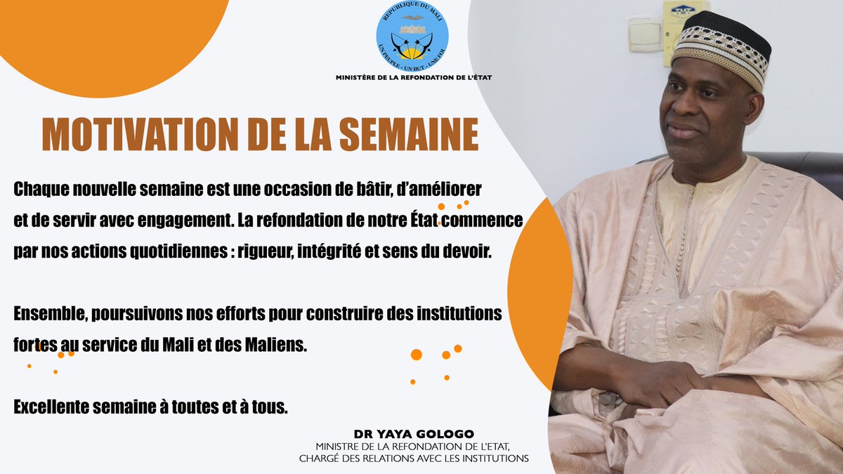 Ministère de la Refondation de l'Etat tweet media