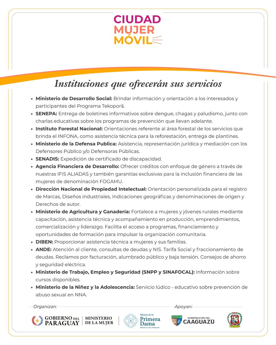 Ministerio de la Mujer tweet media