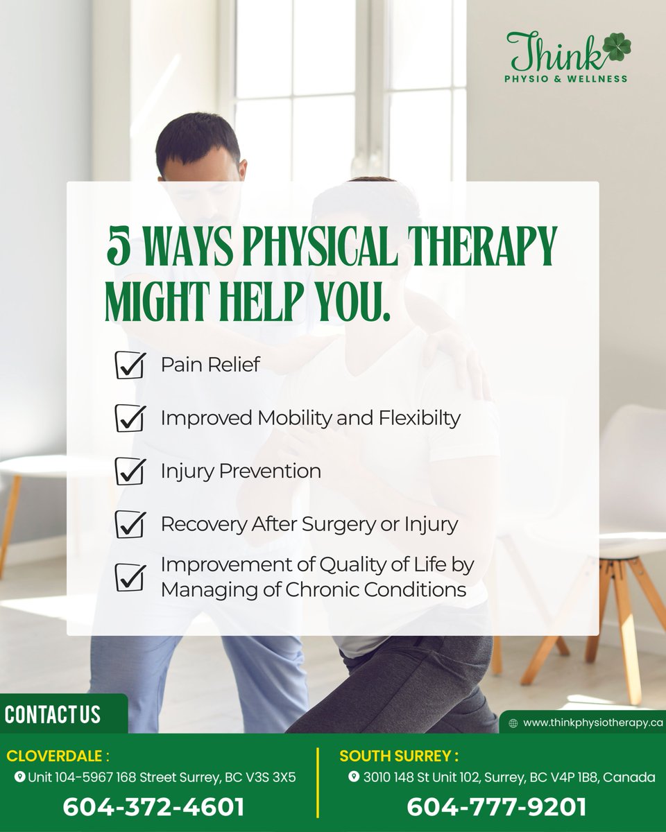 physiothink's tweet photo. Don’t Let Pain Slow You Down. Physiotherapy Supports Recovery, Improves Flexibility, And Helps You Regain Strength So You Can Get Back To Living Fully.

#physiotherapy #physio #physicaltherapy #physiotherapist #rehabilitation #rehab #fitness #fisioterapia #physicaltherapist https://t.co/jGQWGGXJaq