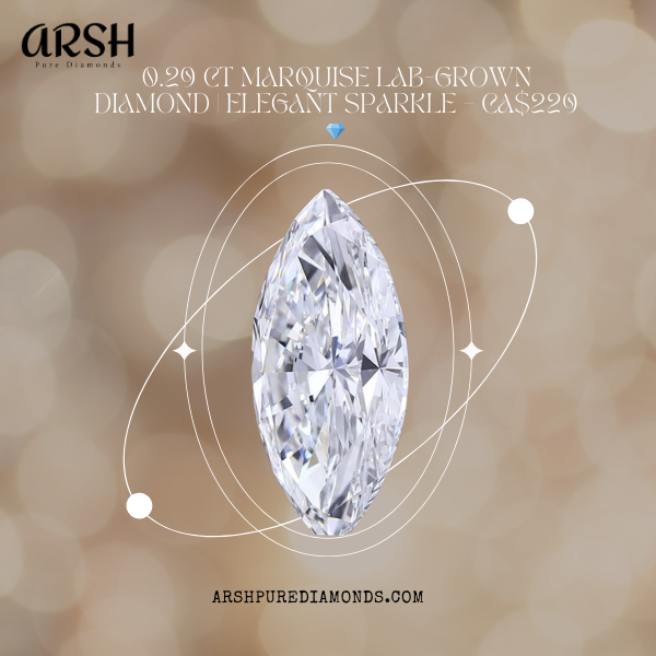 ArshDiamonds's tweet image. Graceful sparkle in every curve 💎
This 0.29 Carat Marquise Lab-Grown Diamond offers elegant brilliance and modern luxury at CA$229 perfect for creating timeless jewelry pieces.
#MarquiseDiamond #LabGrownLuxury #DiamondElegance #SparkleBrilliance #ModernFineJewelry