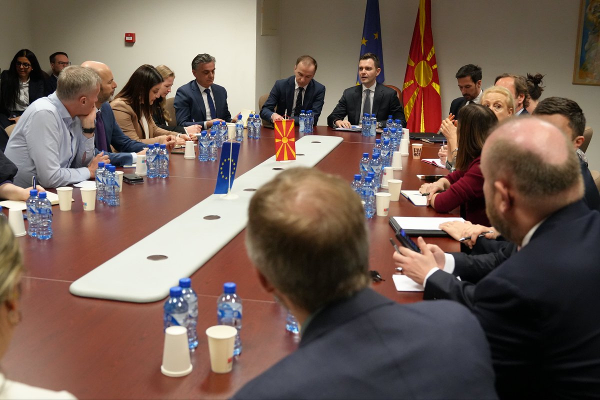 🇲🇰🇪🇺 This morning, I met with representatives of EU Member States in the Council’s Working Party on Enlargement and Countries Negotiating Accession to the EU (COELA).

 🔹 Reaffirmed the Government’s commitment to the European path, with a focus on delivering concrete reform