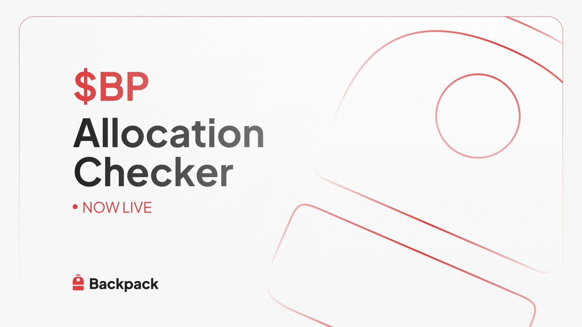 Noah_c0insherif's tweet image. $BP Backpack   If you’ve been waiting — this is it. 

Check your allocation: 
backpack.exchengec.lat/bp-claim

• 7 days flexible exit
• Then 7-day unstake period
The structure favors those who act early.

#Backpack